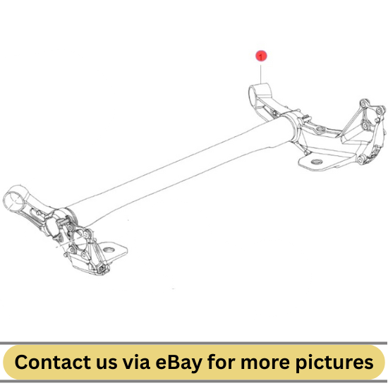 2010 Chevrolet Cruze Rear Axle Beam Used OEM 13314327