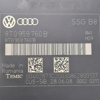 2007-2016 Audi S5 Power Seat Control Module 8T0959760B