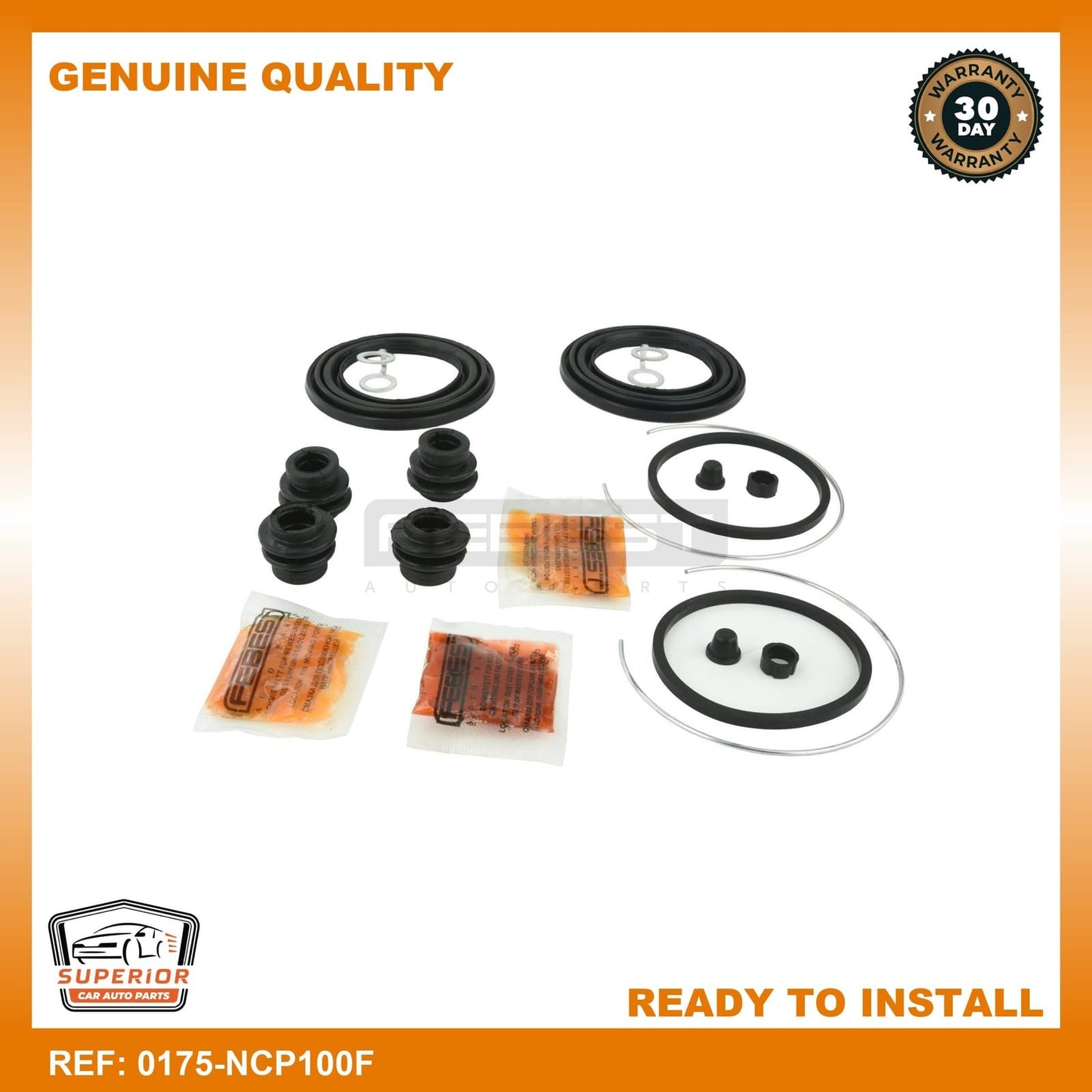 FEBEST Subaru Brake Caliper Repair Kit 0175-NCP100F