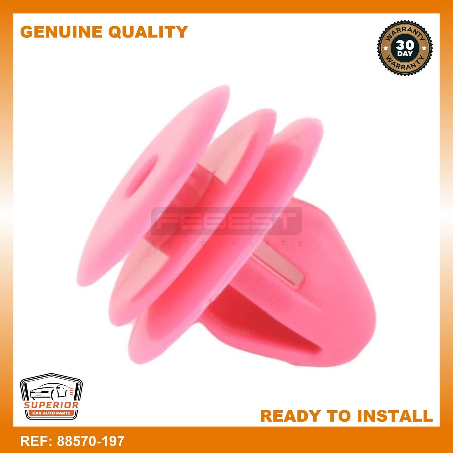 FEBEST 2005-2015 Hyundai Tucson Retainer Clip 88570-197