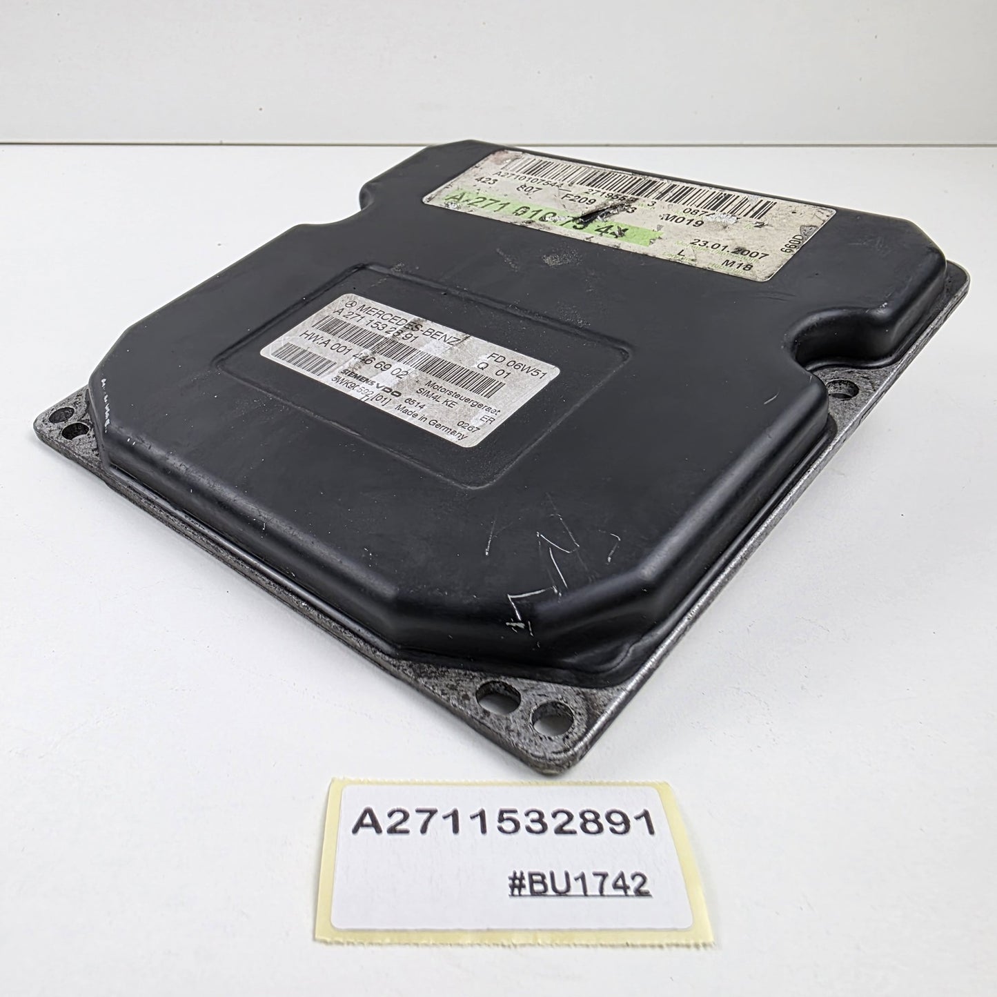 2007 Mercedes CLK 200 Engine Control Unit (ECU) A2711532891