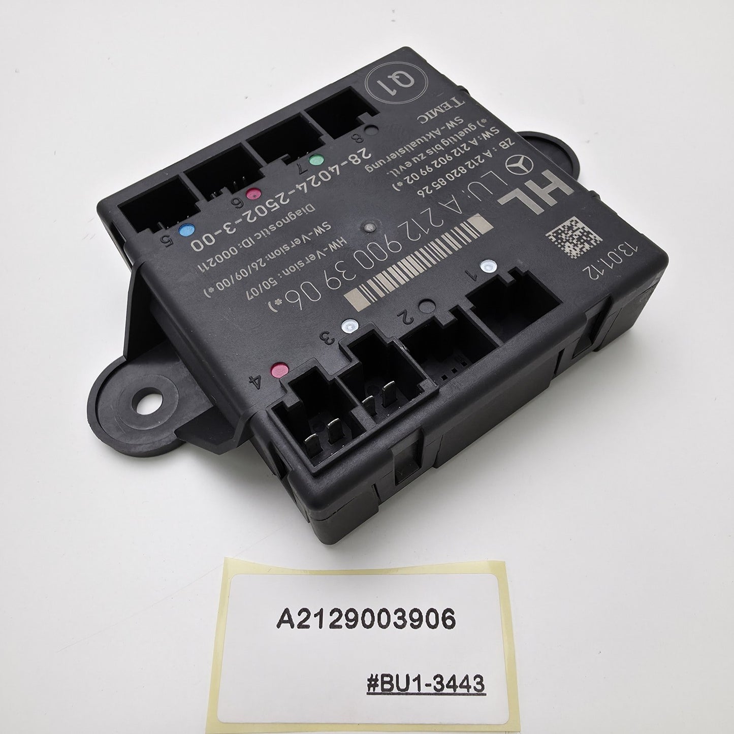 2007-2015 Mercedes-Benz C Rear Left Door Control Unit A2129003906