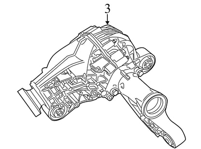 2015 Jeep Grand Cherokee Front Differential Assembly Used OEM 53010969AA