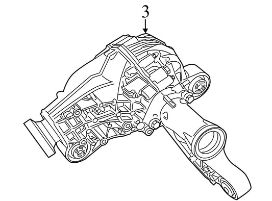 2015 Jeep Grand Cherokee Front Differential Assembly Used OEM 53010969AA