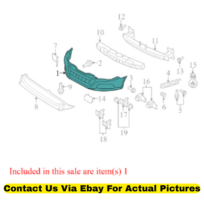2012 Volkswagen CC Front Bumper Cover Used OEM 3C8807217MGRU