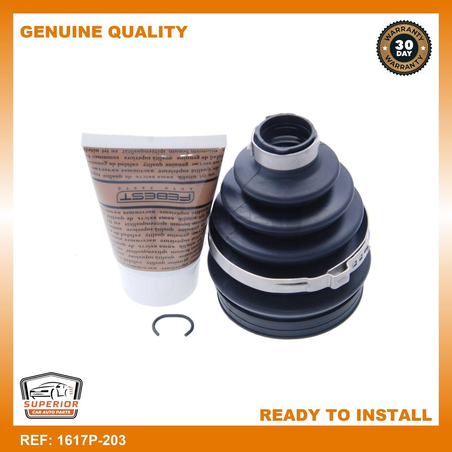 Febest Boot Outer Cv Joint Kit 1617P-203