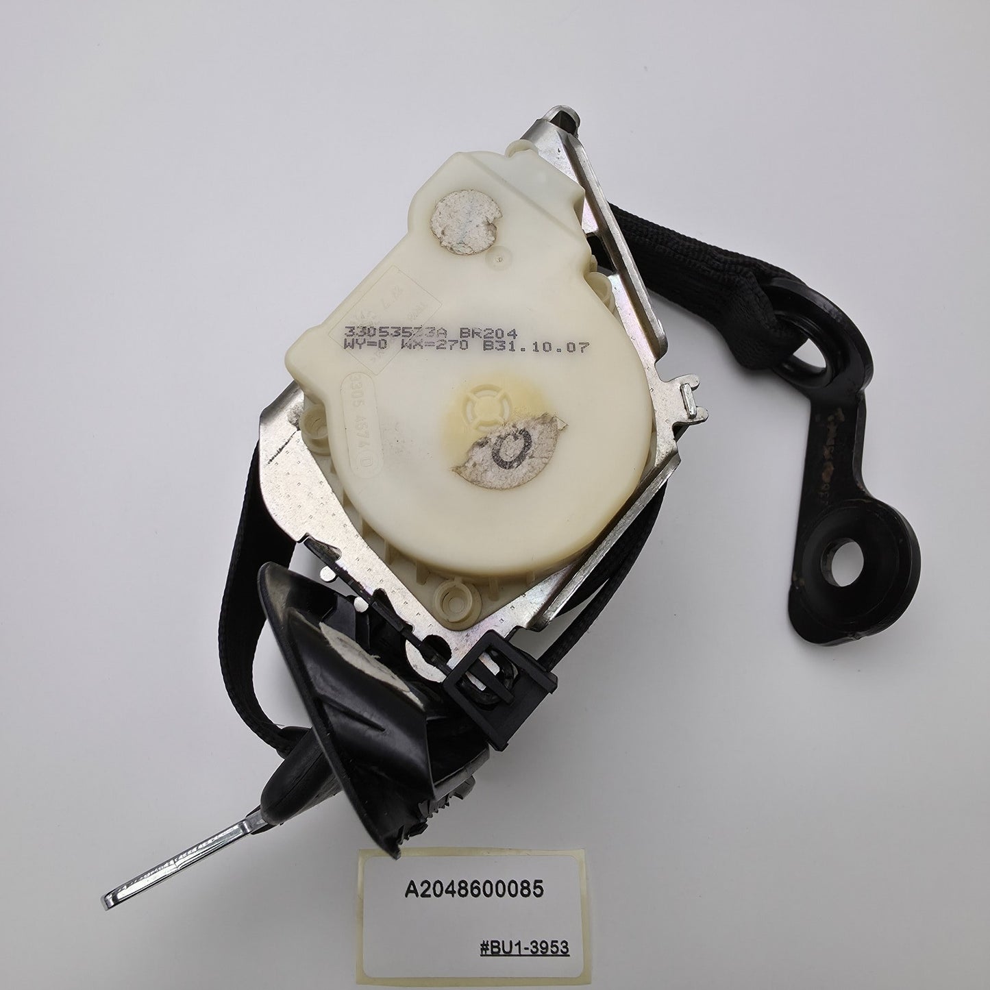 2004-2015 Mercedes-Benz C-Class Rear Central Seat Safety Belt A2048600085