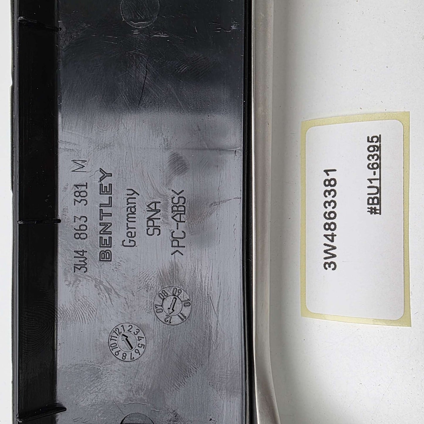2005-2010 Bentley Continental Flying Spur Door Sill Plate 3W4863381
