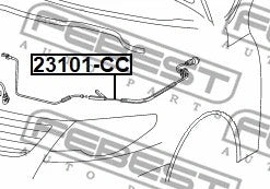 FEBEST VAG Bonnet Cable 23101-CC
