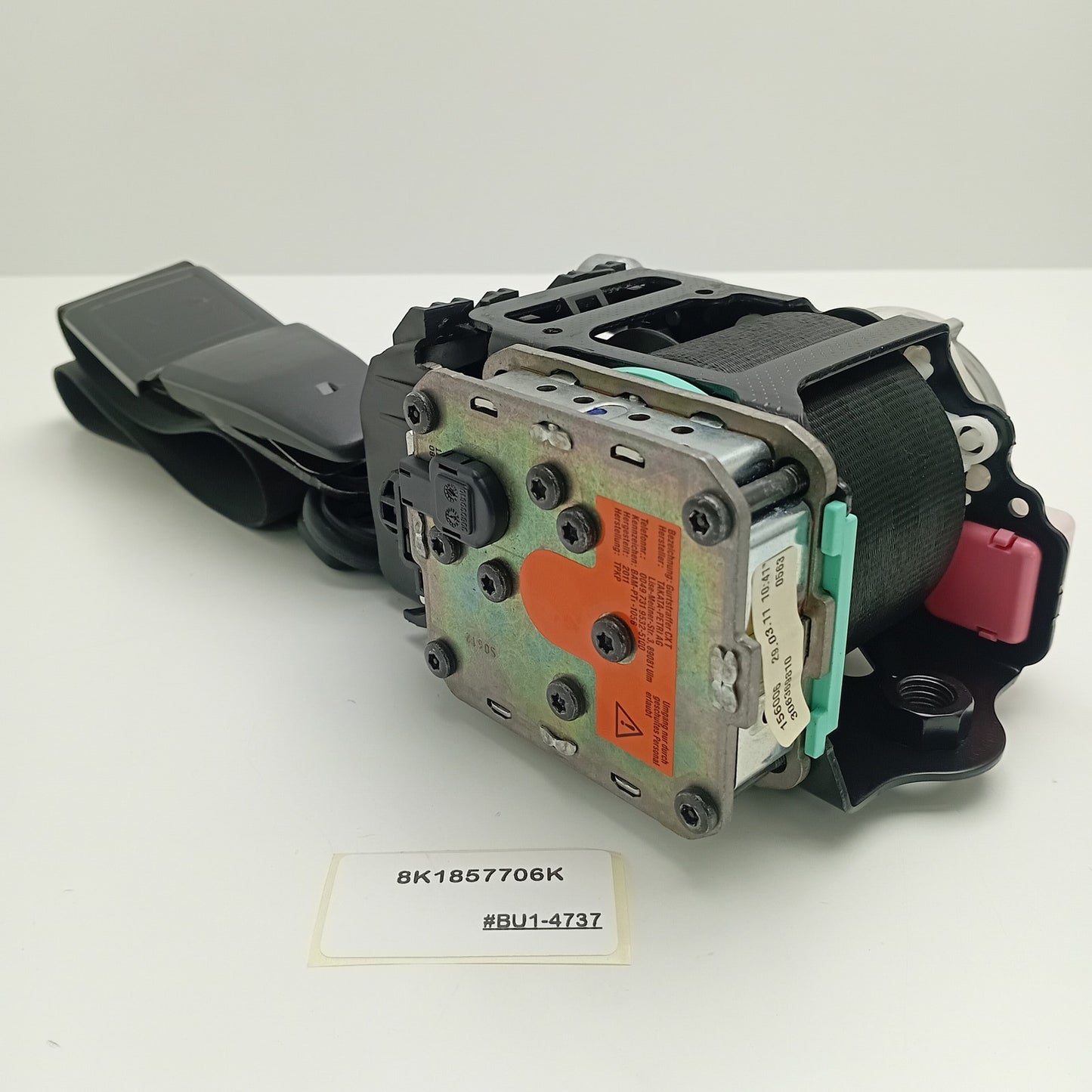 2007-2016 Audi A4 Front Right Seat Safety Belt 8K1857706K