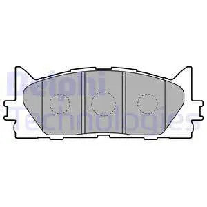 DELPHI 2006-2011 Toyota Camry Disc Brake Pad Set LP2169