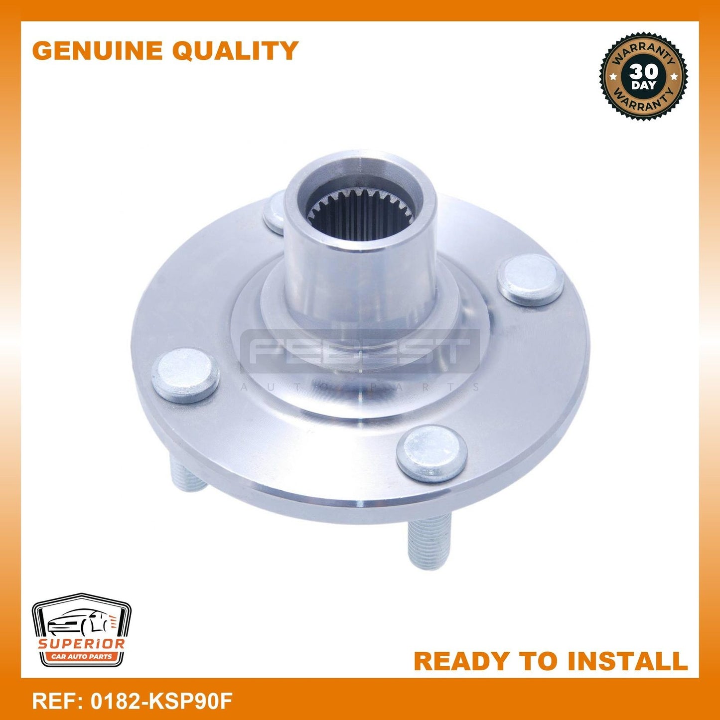 FEBEST 2013-2019 Toyota Yaris Front Wheel Hub 0182-KSP90F