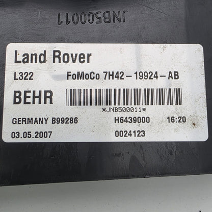 2006-2012 Land Rover Range Rover L322 REAR HVAC BLOWER MOTOR 7H4219924AB