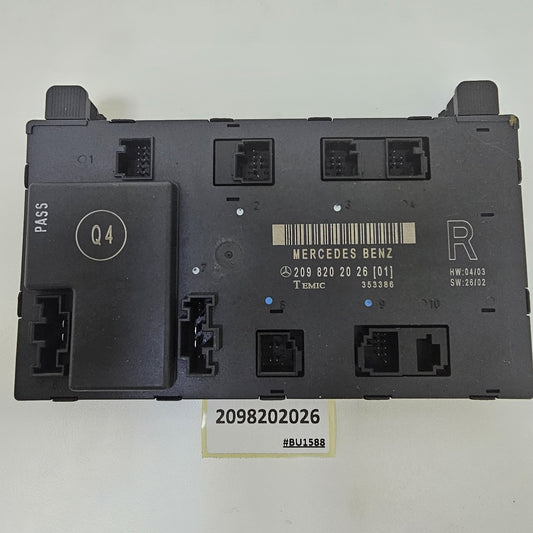 2003-2009 Mercedes-Benz CLK55 AMG Door Control Module Right Passenger 2098202026