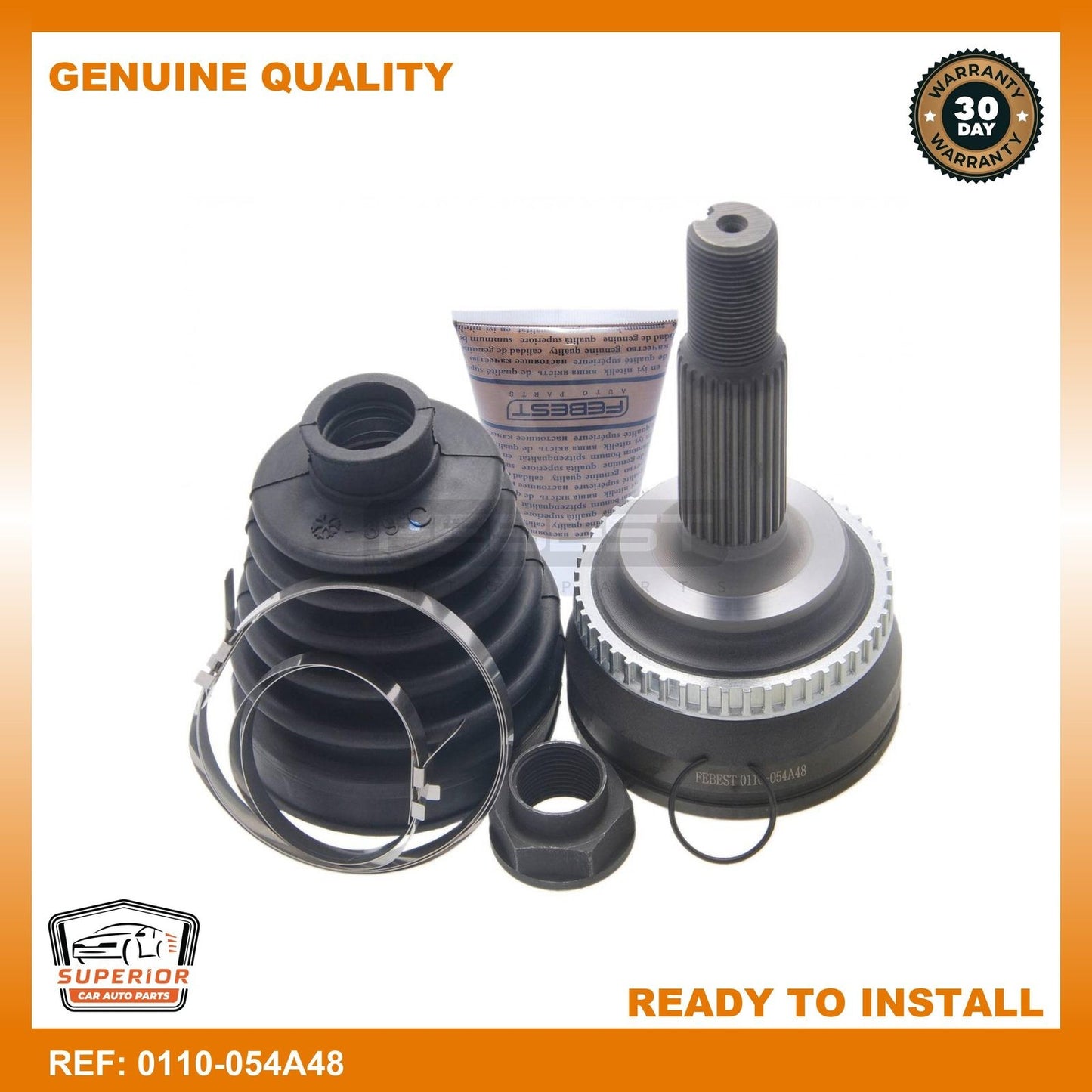 Febest 2001-2007 Toyota Corolla Outer Cv Joint 0110-054A48