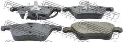 FEBEST 2004-2010 Volkswagen Touareg Pad Kit Disc Brake Front 2301-T5F