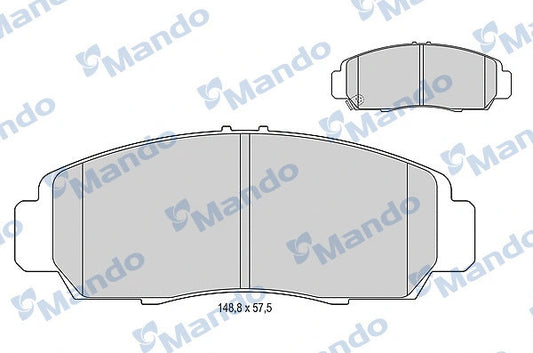 MANDO 2005 Honda Civic Disc Brake Pad Set MBF015003