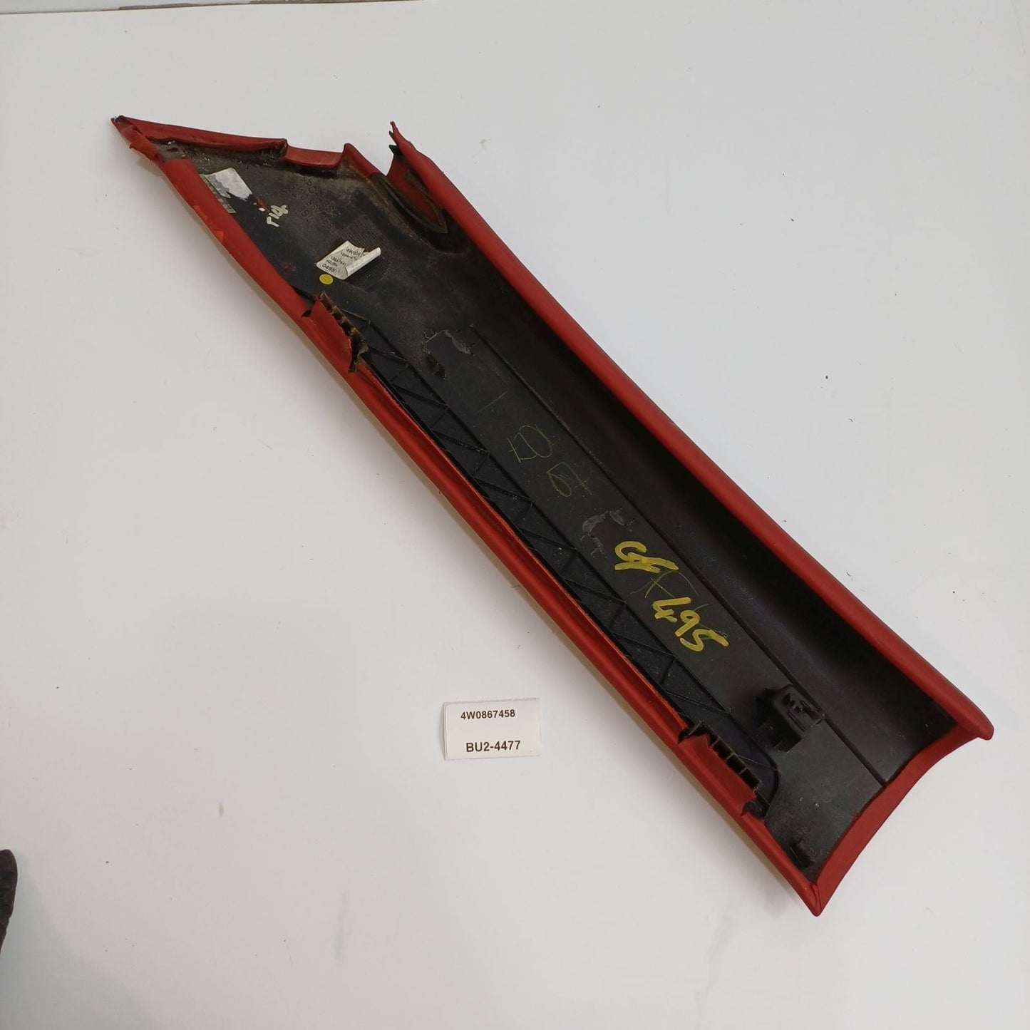 2013-2018 Bentley Flying Spur Front Right A Pillar Trim Panel 4W0867458