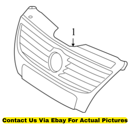 2012 Volkswagen CC Front Upper Grille Used OEM 3C8853651PGRU