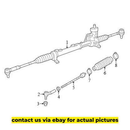 2014 Volkswagen Jetta Rack and Pinion Steering Used OEM 5C1422055K
