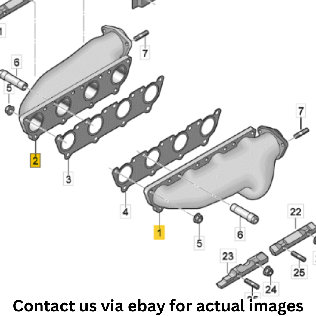 2012 Audi A8 Quattro Exhaust Manifolds Set 2 Used OEM 079253033AQ