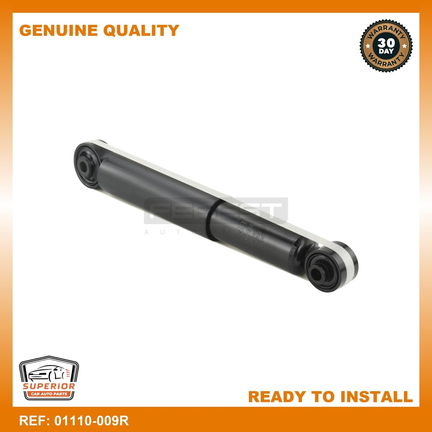 FEBEST TOYOTA Rear Shock Absorber Gas Twin Tube 01110-009R