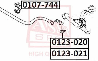 Febest 1993-1996 Lexus GS300 Front Left Stabilizer Link 0123-021
