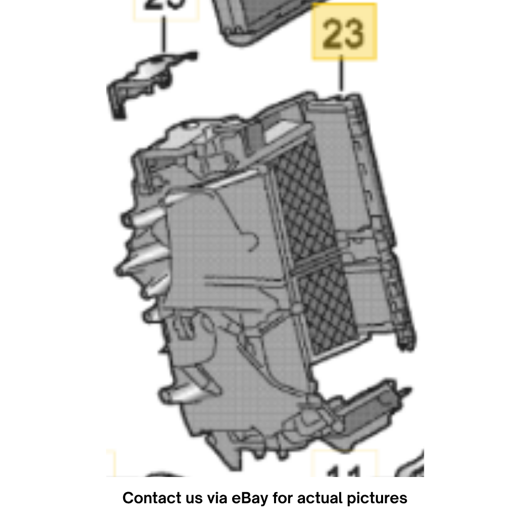 2012 Audi A4 Heater Core Case Housing Used OEM 8K1820007E