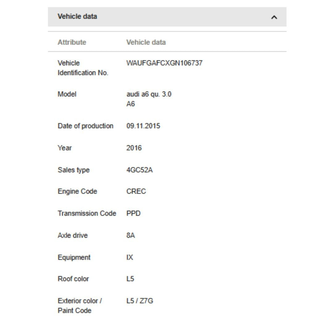 2011-2018 Audi A6 Disc Brake Pad Set 4G0698451C