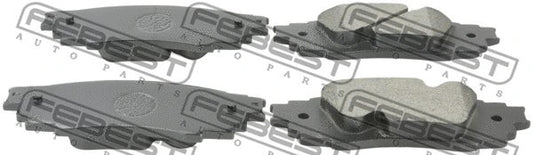 FEBEST 2018 Toyota Avalon Pad Kit Disc Brake Rear 0101-GYL25R