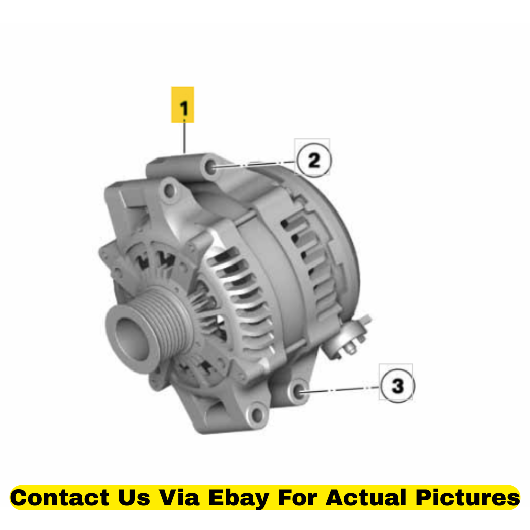 2012 BMW X6 Engine Alternator Used OEM 12317591530