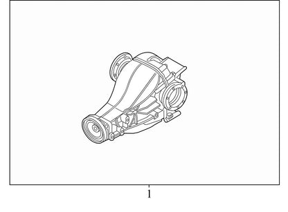 2013 Audi Q5 Rear Differential Used OEM 0BC500043M