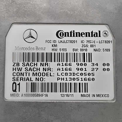 2005-2013 Mercedes-Benz S-Class Bluetooth Comm Control Module A1669003400