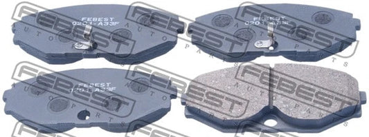 FEBEST 1994-2004 Nissan Maxima Pad Kit Disc Brake Front 0201-A33F