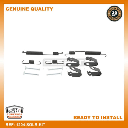 FEBEST 2011-2015 Hyundai Accent Brake Shoe Fitting Kit 1204-SOLR-KIT