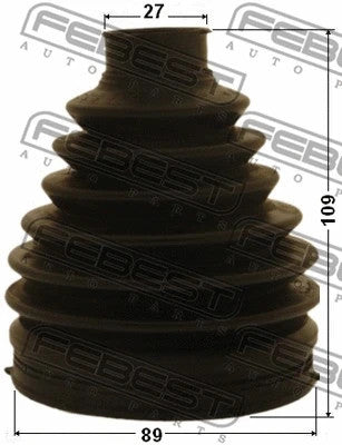 FEBEST 2007-2019 Mitsubishi Boot Outer CV Joint Kit PVC 89x109x27 0417P-NA4
