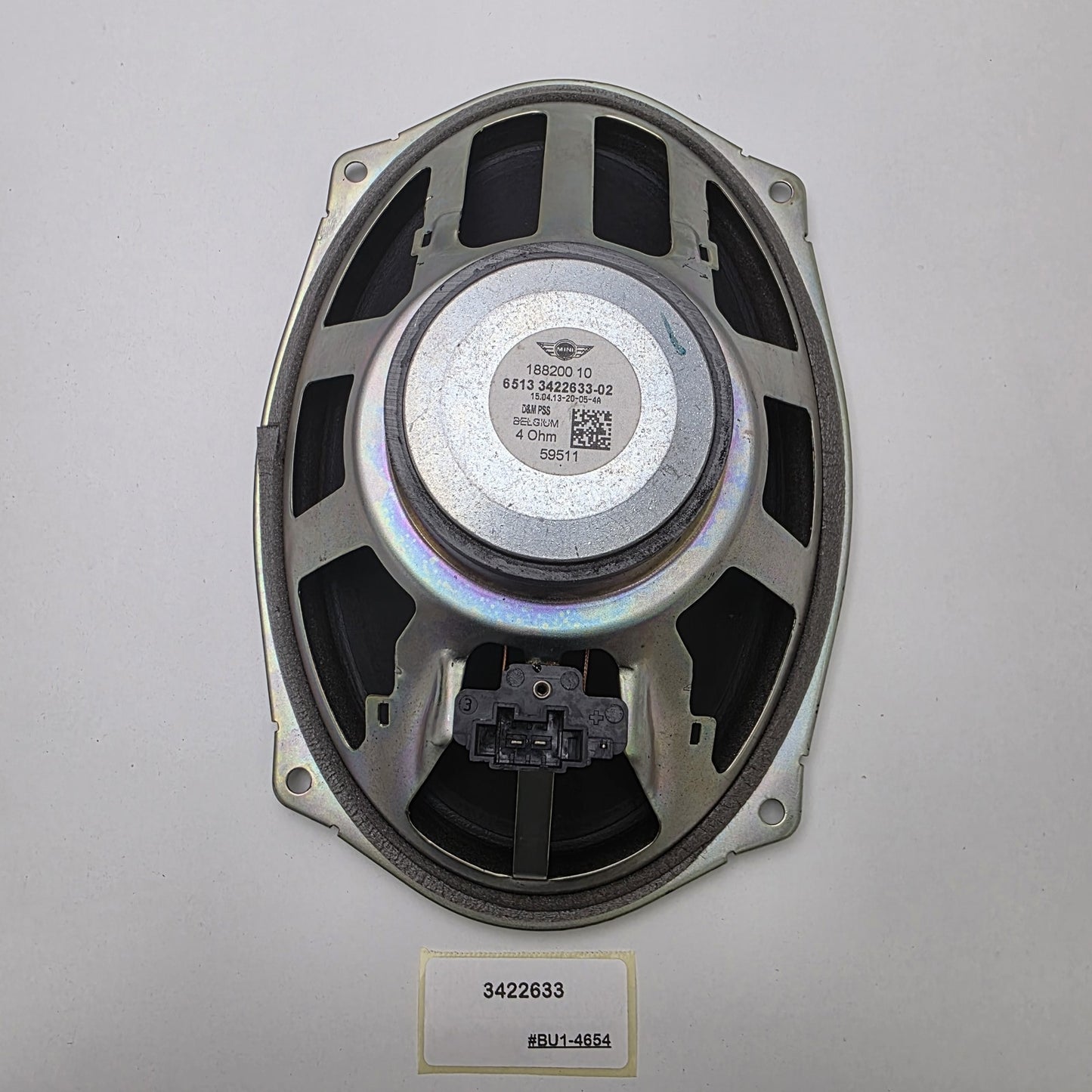 2007-2015 MINI Cooper REAR BASS STEREO LOUDSPEAKER 3422633