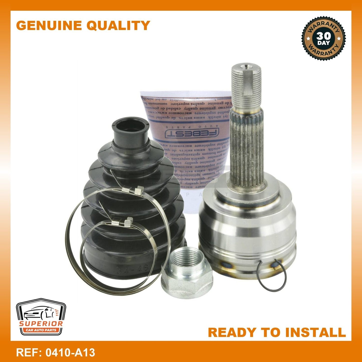 FEBEST MITSUBISHI Outer Cv Joint 0410-A13