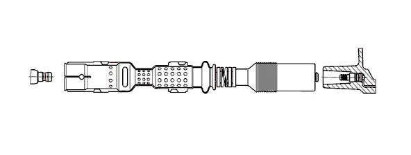 BREMI Mercedes-Benz Spark Plug Wire 197E27