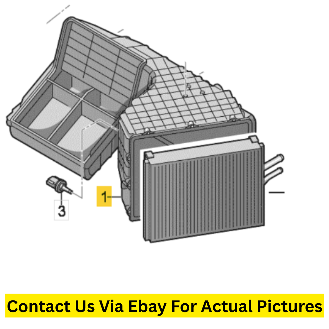 2012 Volkswagen Touareg AC Evaporator Case Housing Used OEM 7P1820121