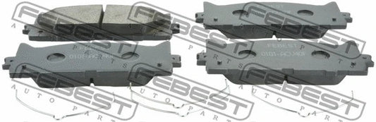 FEBEST 2012-2018 Lexus ES350 Pad Kit Disc Brake Front 0101-ACV40F