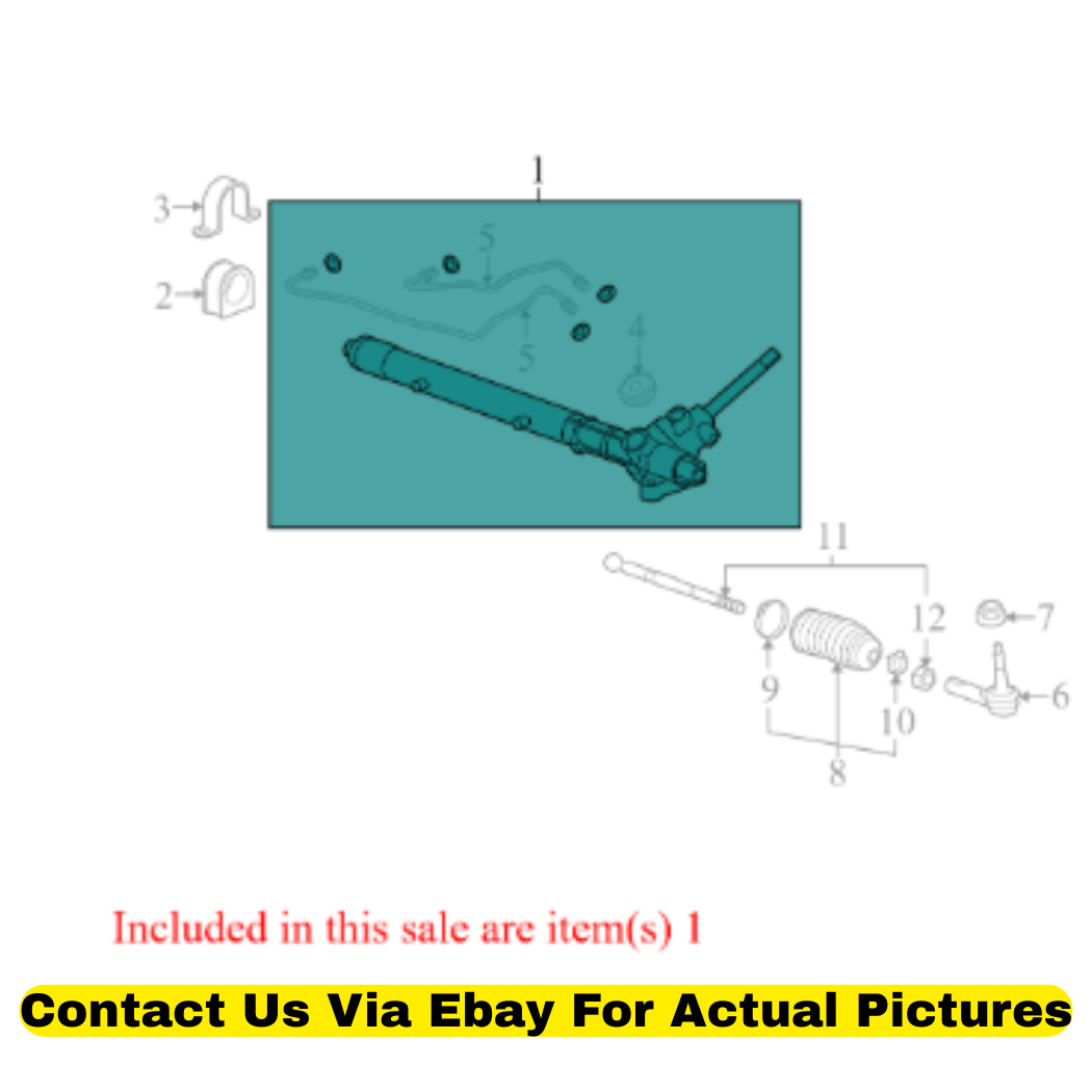 2011 Chevrolet Camaro Rack and Pinion Assembly Used OEM 22930456