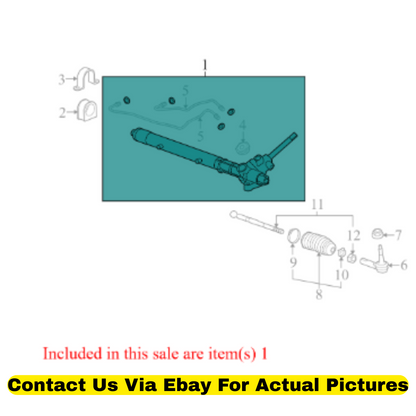 2011 Chevrolet Camaro Rack and Pinion Assembly Used OEM 22930456