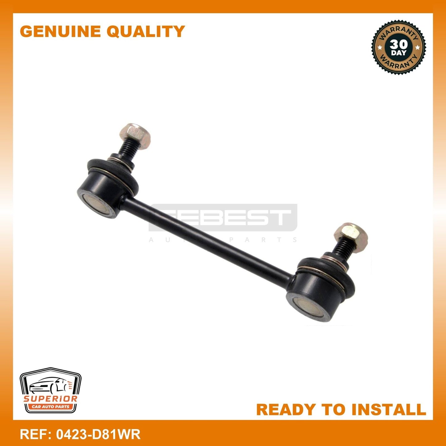 Febest 2004-2011 Mitsubishi Endeavor Rear Stabilizer Link 0423-D81WR