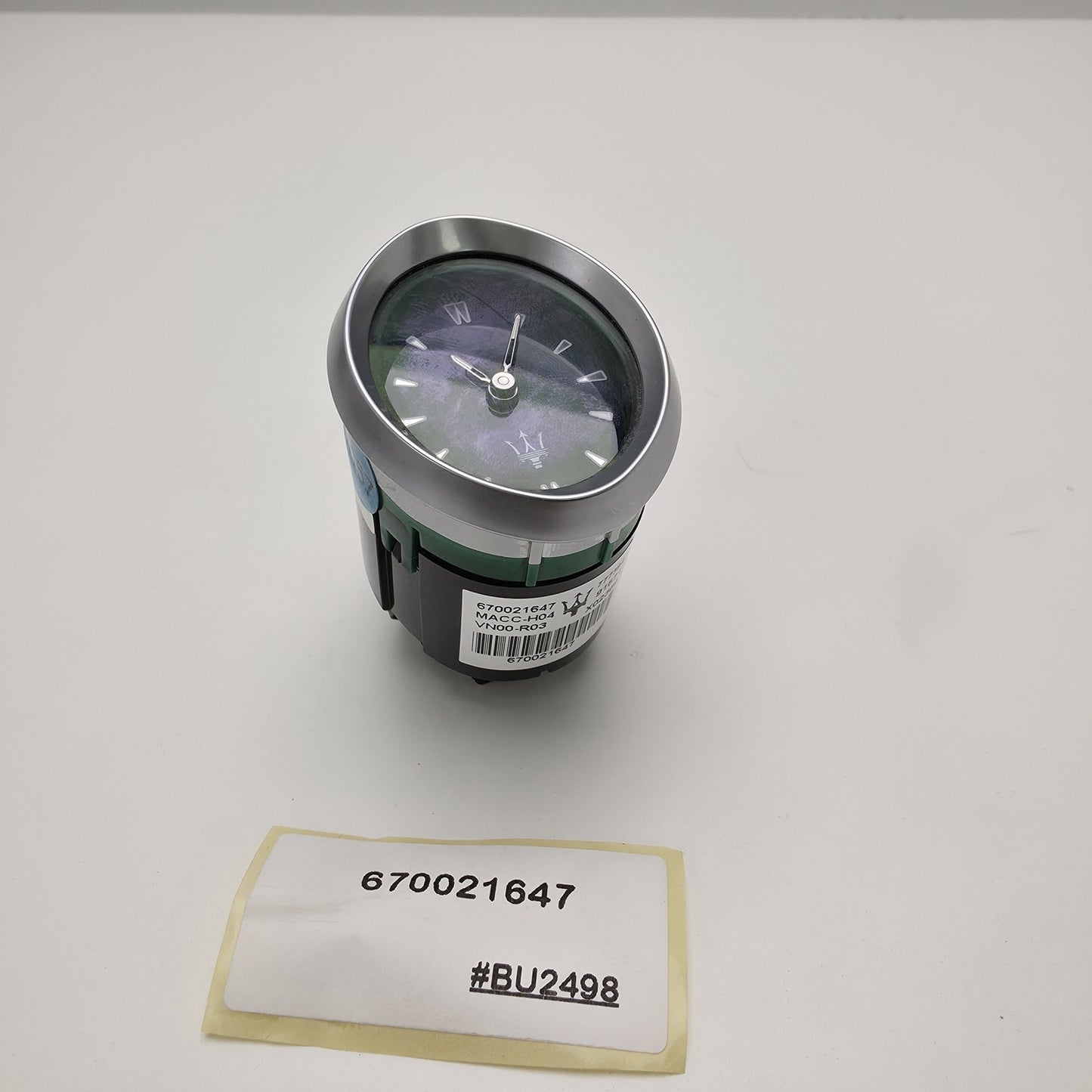 2014-2019 Maserati Ghibli ANALOGIC CLOCK SATIN CHROME 670021647