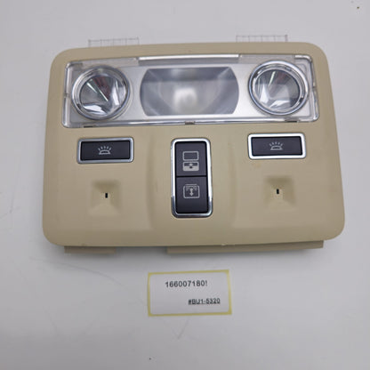 2014-2019 Jaguar XJ Rear Dome Light Lamp w/ Sunroof Switch 166007180