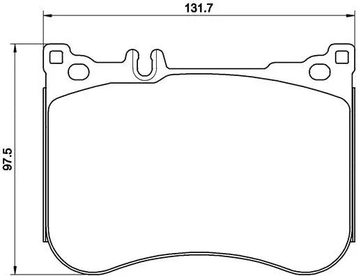 BREMBO Mercedes-Benz Brake Pad Set P50114