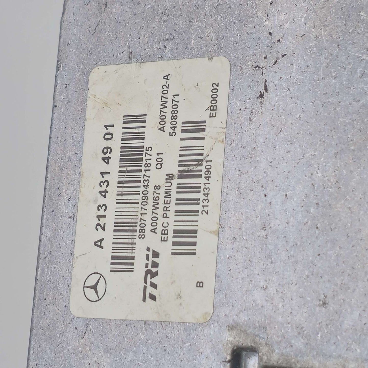 2016-2020 Mercedes-Benz E-Class ABS PUMP ESP MODULE CONTROL A2134314901