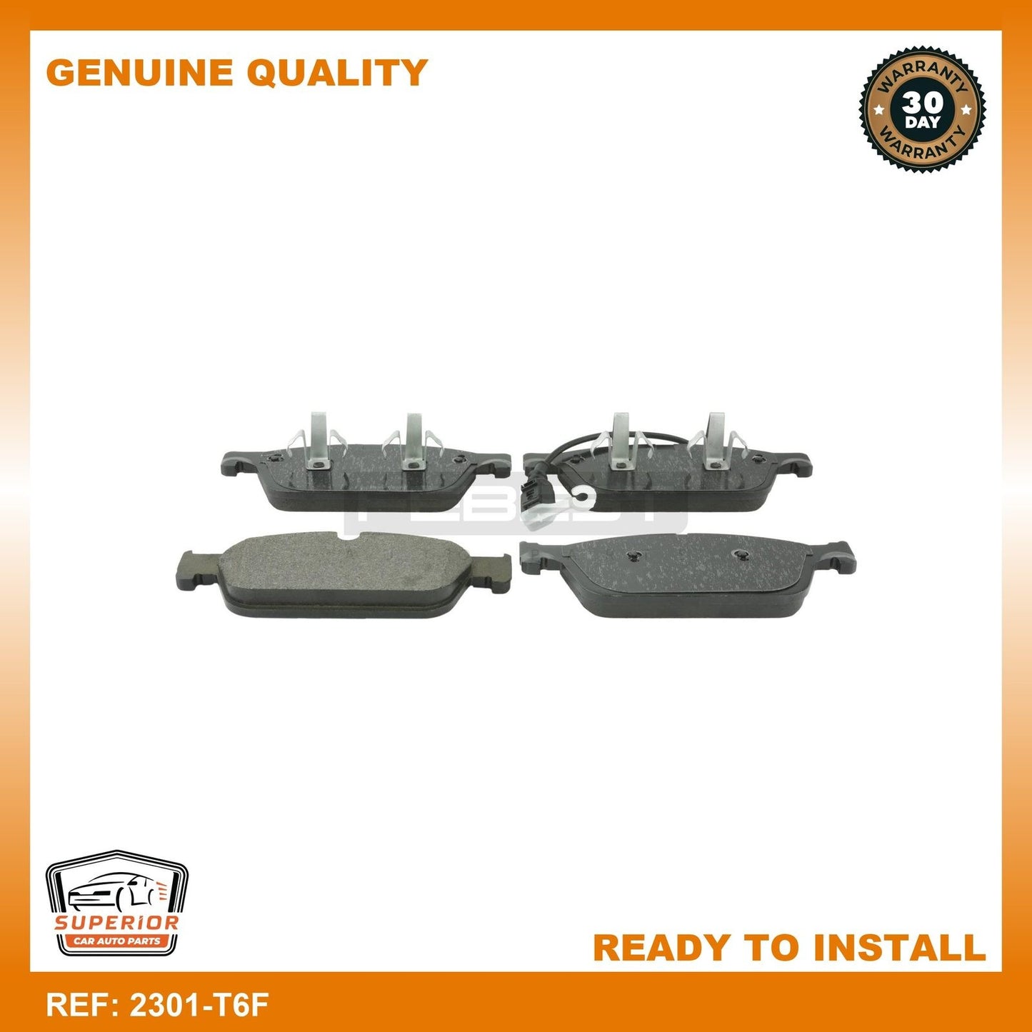 FEBEST VAG Brake Pad Set, Disc Brake 2301-T6F