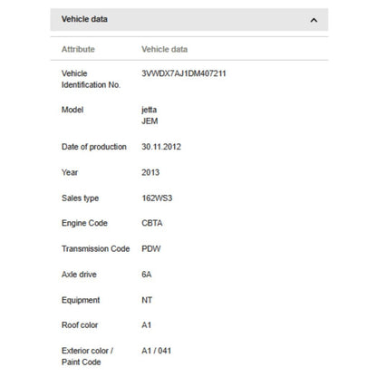 2013 Volkswagen Jetta Fixed Glass 5C6845214